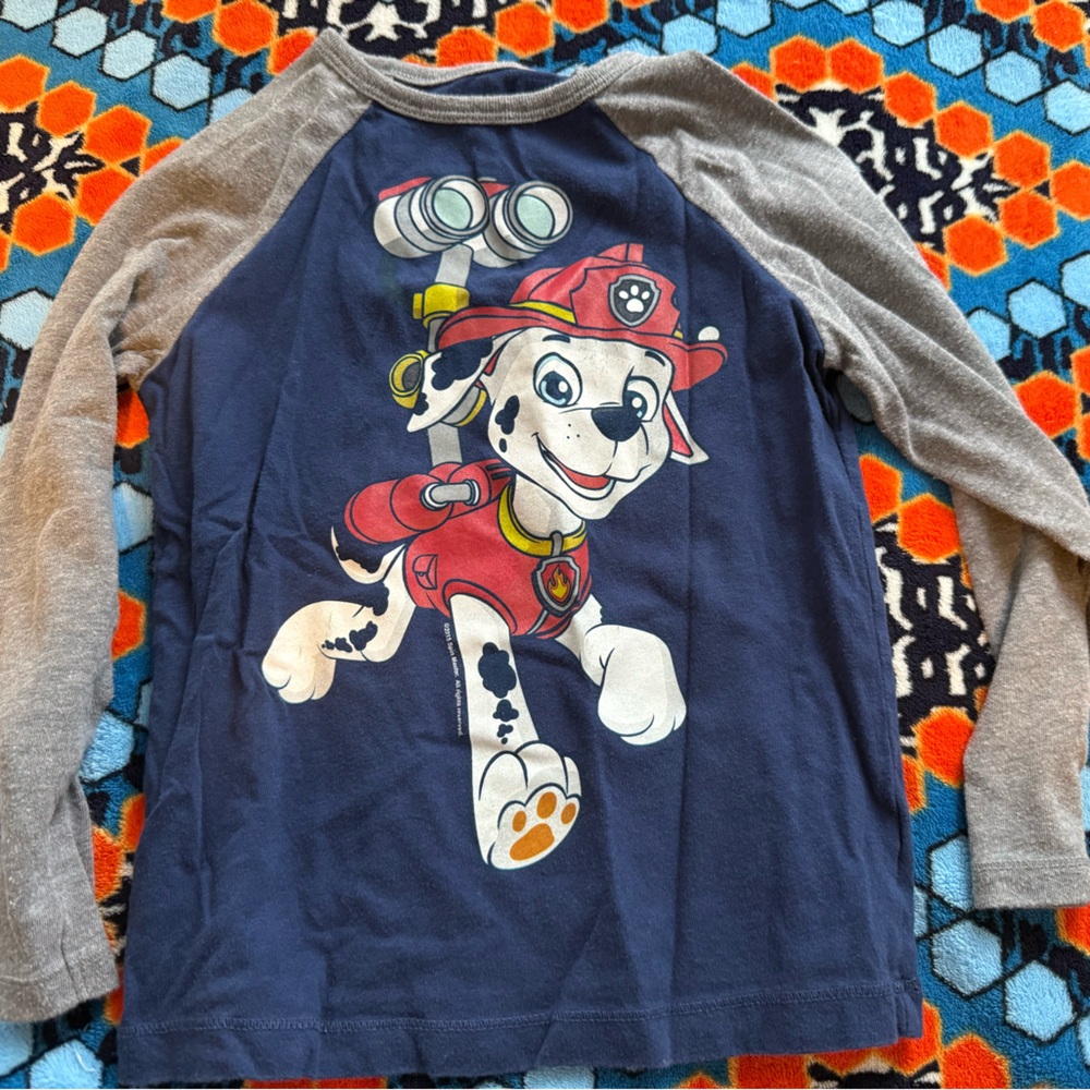 Nickelodeon Paw Patrol Marshall Cotton Long sleeve tee Boys